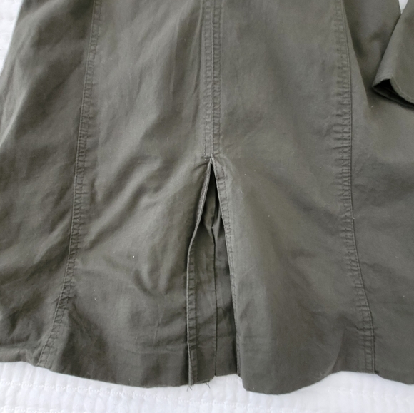 Trench Coast with Belt- Green - Size Small - Picture 10 of 17